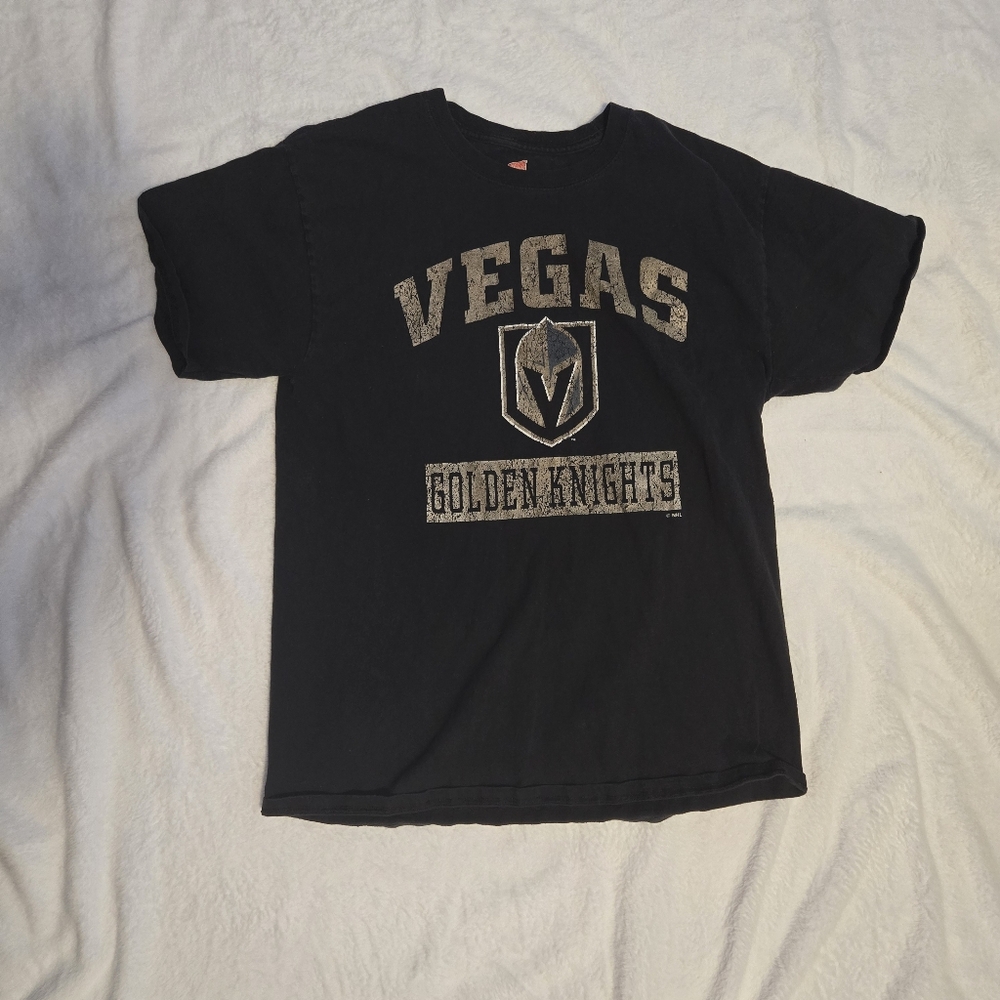 Vegas Golden Knights Men's M Tee Hanes Brand. Used Good Condition